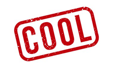 Havalı Kauçuk Damgası. Kırmızı Serin Kauçuk Grunge Mühür Vektör İllüstrasyonu - Vektör