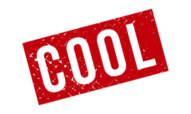 Havalı Kauçuk Damgası. Kırmızı Serin Kauçuk Grunge Mühür Vektör İllüstrasyonu - Vektör