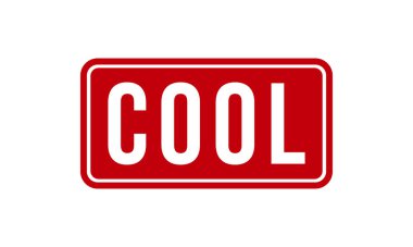 Havalı Kauçuk Damgası. Kırmızı Serin Kauçuk Grunge Mühür Vektör İllüstrasyonu - Vektör