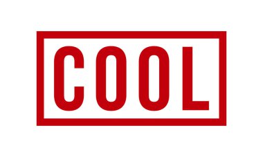 Havalı Kauçuk Damgası. Kırmızı Serin Kauçuk Grunge Mühür Vektör İllüstrasyonu - Vektör