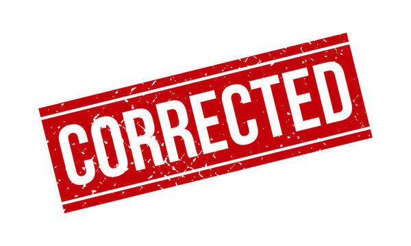 Корректированная каучуковая печать. Красно-скорректированная резиновая гранжевая иллюстрация вектора печати печатей - вектор
