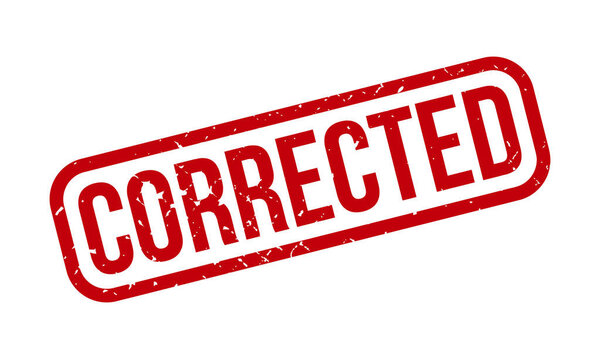 Корректированная каучуковая печать. Красно-скорректированная резиновая гранжевая иллюстрация вектора печати печатей - вектор
