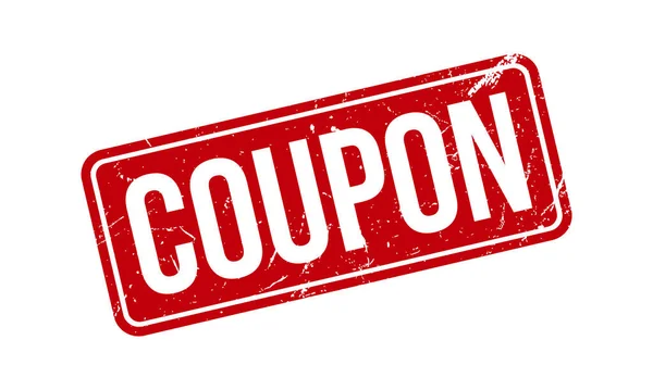 Francobollo Gomma Coupon Illustrazione Vettoriale Della Guarnizione Del Timbro Del — Vettoriale Stock