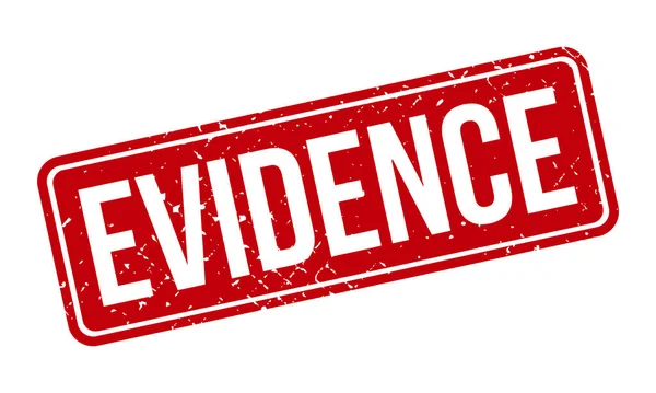 Kanıt Kauçuk Grunge Mühür Vektör İllüstrasyonu