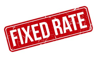 Sabit Oranlı Lastik Damga. Kırmızı Sabit Oranlı Kauçuk Grunge Mühür Vektör Çizimi - Vektör