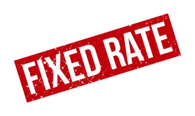 Sabit Oranlı Lastik Damga. Kırmızı Sabit Oranlı Kauçuk Grunge Mühür Vektör Çizimi - Vektör