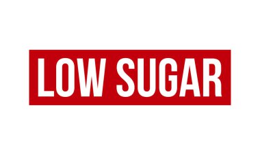 Düşük Şekerli Rubber Grunge Mühür Vektör İllüstrasyonu