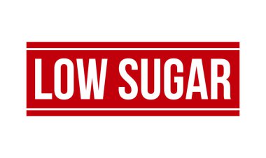 Düşük Şekerli Rubber Grunge Mühür Vektör İllüstrasyonu