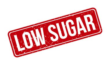 Düşük Şekerli Rubber Grunge Mühür Vektör İllüstrasyonu