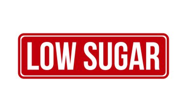 Düşük Şekerli Rubber Grunge Mühür Vektör İllüstrasyonu