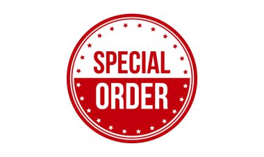 Özel sipariş Kauçuk Damgası. Özel sipariş Kauçuk Grunge Mühür Vektör İllüstrasyonu