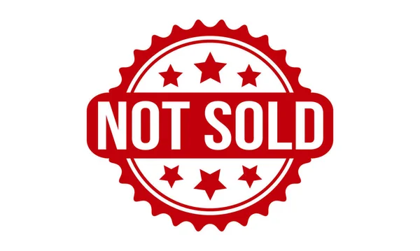 Niet Verkocht Rubber Grunge Stamp Seal Stock Vector — Stockvector