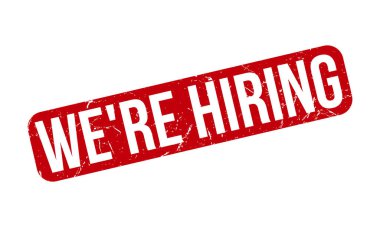 Lastik damga kiralıyoruz. Kızıl Kauçuk Grunge Mühür Vektör İllüstrasyon Vektörü Kiralıyorlardı