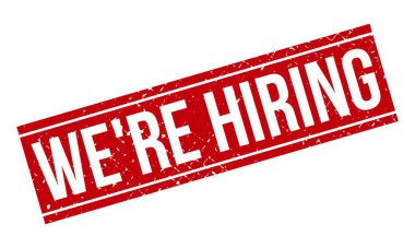 Lastik damga kiralıyoruz. Kızıl Kauçuk Grunge Mühür Vektör İllüstrasyon Vektörü Kiralıyorlardı