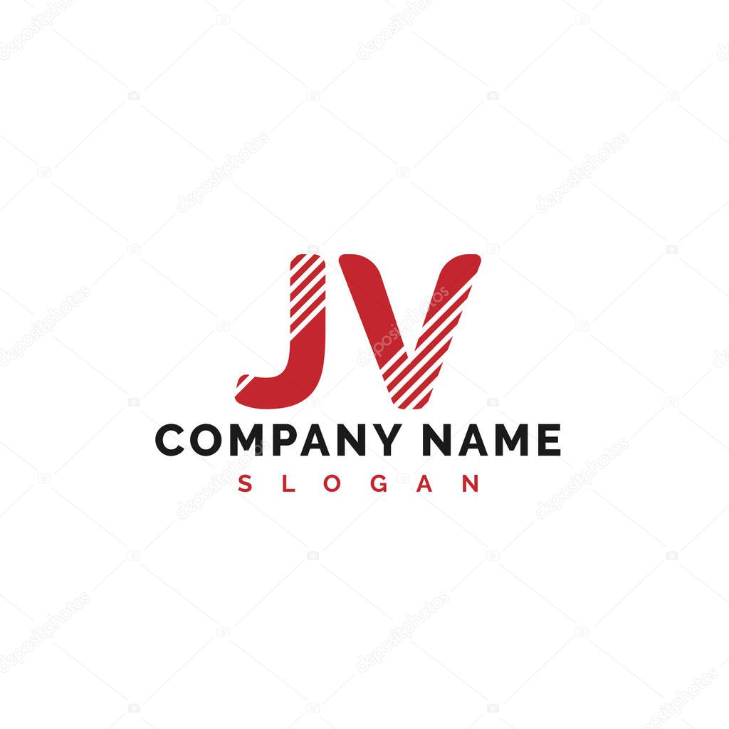 JV Letter Logo Design. JV letter logo Vector Illustration - Vector
