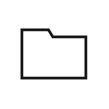 Dizin Simgesi Vektör İllüstrasyonu. Düz Dizin Simgesi İmzası