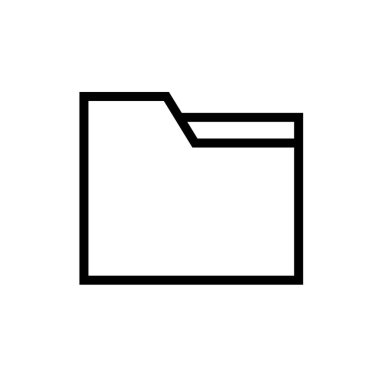 Dizin Simgesi Vektör İllüstrasyonu. Düz Dizin Simgesi İşaret Vektörü