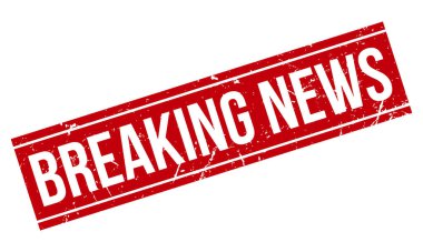 Son Dakika: Lastik Grunge Damga Mühür Vektörü