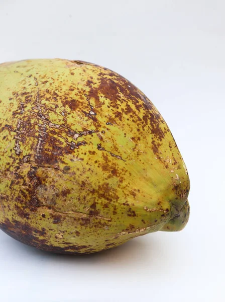 Čerstvé Mladé Kokosové Ořechy Izolované Bílém Pozadí — Stock fotografie