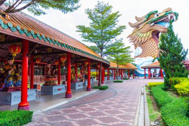 Suphanburi şehir ayağı tapınak: Suphanburi, Thailand üzerinde 10 Haziran 2018.