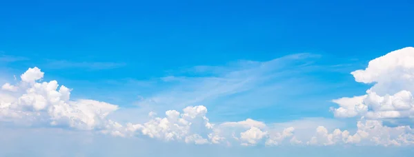 Blue Sky Background Clouds Copy Space — Stock Photo, Image