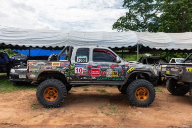 Samchuk,: Suphanburi Eylül - 01: Sadaka Off Road sadaka turnuvada Sam Chuk, 01 Eylül 2018 yılında: Suphanburi, Thailand.