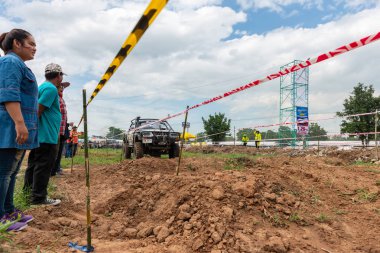 Samchuk,: Suphanburi Eylül - 01: Sadaka Off Road sadaka turnuvada Sam Chuk, 01 Eylül 2018 yılında: Suphanburi, Thailand.