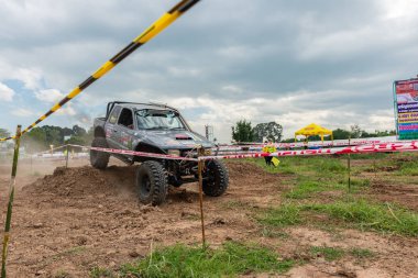 Samchuk,: Suphanburi Eylül - 01: Sadaka Off Road sadaka turnuvada Sam Chuk, 01 Eylül 2018 yılında: Suphanburi, Thailand.