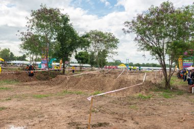 Samchuk,: Suphanburi Eylül - 01: Sadaka Off Road sadaka turnuvada Sam Chuk, 01 Eylül 2018 yılında: Suphanburi, Thailand.