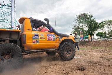 Samchuk,: Suphanburi Eylül - 01: Sadaka Off Road sadaka turnuvada Sam Chuk, 01 Eylül 2018 yılında: Suphanburi, Thailand.