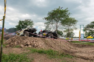 Samchuk,: Suphanburi Eylül - 01: Sadaka Off Road sadaka turnuvada Sam Chuk, 01 Eylül 2018 yılında: Suphanburi, Thailand.