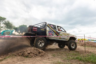 Samchuk,: Suphanburi Eylül - 01: Sadaka Off Road sadaka turnuvada Sam Chuk, 01 Eylül 2018 yılında: Suphanburi, Thailand.