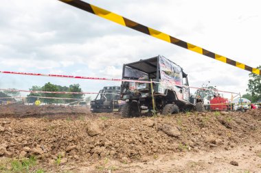 Samchuk,: Suphanburi Eylül - 01: Sadaka Off Road sadaka turnuvada Sam Chuk, 01 Eylül 2018 yılında: Suphanburi, Thailand.