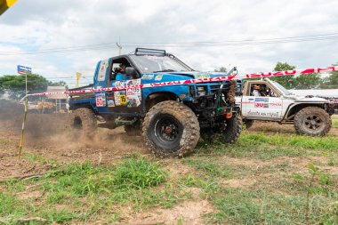 Samchuk,: Suphanburi Eylül - 01: Sadaka Off Road sadaka turnuvada Sam Chuk, 01 Eylül 2018 yılında: Suphanburi, Thailand.