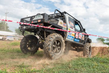 Samchuk,: Suphanburi Eylül - 01: Sadaka Off Road sadaka turnuvada Sam Chuk, 01 Eylül 2018 yılında: Suphanburi, Thailand.