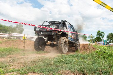 Samchuk,: Suphanburi Eylül - 01: Sadaka Off Road sadaka turnuvada Sam Chuk, 01 Eylül 2018 yılında: Suphanburi, Thailand.