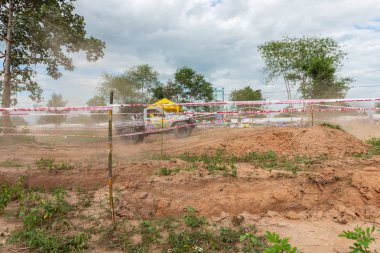 Samchuk,: Suphanburi Eylül - 01: Sadaka Off Road sadaka turnuvada Sam Chuk, 01 Eylül 2018 yılında: Suphanburi, Thailand.