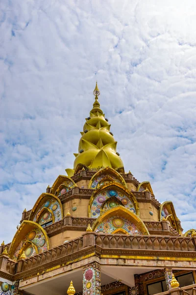Pagode Principal Grande Wat Phra Que Pha Son Kaew Templo — Fotografia de Stock
