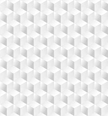 3D geometrik Meydanı Metalik arka plan Dikişsiz desen vektör. Modern şık doku. Fayans yinelenen