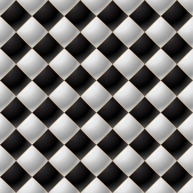 Arka plan kavramının zarif kapitone deseni VIP siyah ve beyaz iplik lüks pahalı dekoratif 