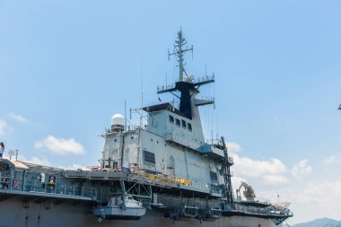 Chakri Naruebet tekne, t gelen savaş gemisi yakın çekim resimleri