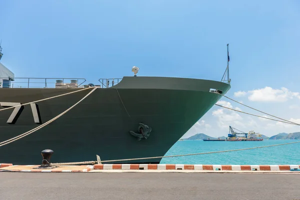 Крупный план судна Чакри Нарубет, линкора от t — стоковое фото