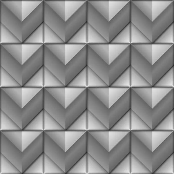 Volumen Textura Realista Gris Cubos Cuadrados Patrón Geométrico Vector Diseño — Vector de stock