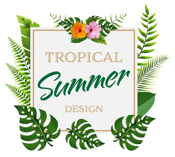 Trendy summer poster design 06 — Stock Vector