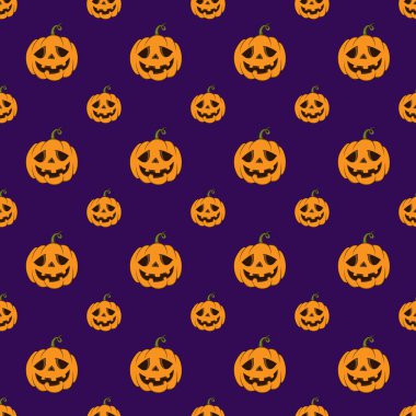 Balkabaklarıyla kusursuz cadılar bayramı deseni