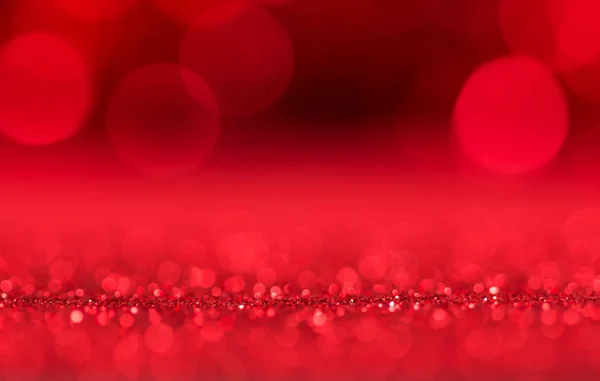 Brilhando Fundo Vermelho Festivo Brilhante Com Efeito Bokeh — Fotografia de Stock