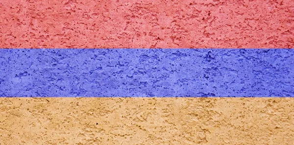 Армянский Флаг Бетонная Текстура — стоковое фото