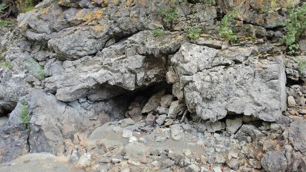 Stones Fragments Rock Boulders Natural Background — Stock Photo, Image