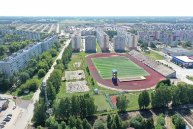 Kirovsky Bölgesi Panorama, Novosibirsk, Flamingo Stadyumu