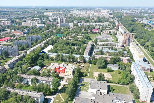 Panorama Obwodu Kirowskiego Miasto Nowosybirsk — Zdjęcie stockowe